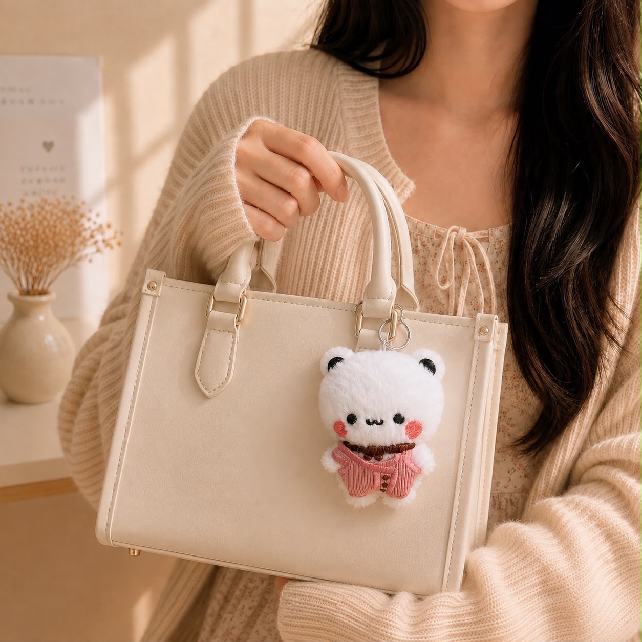 Dudu & Bubu Kawaii Bear Plushie Keychain & Bag Charm