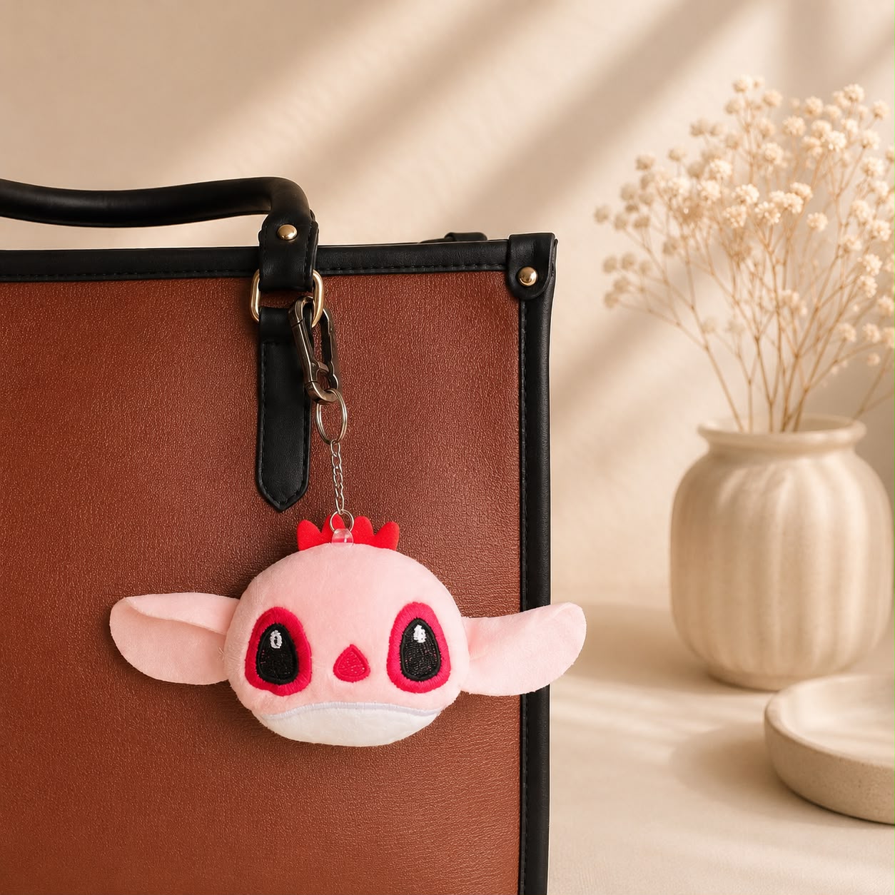 Stitch-Inspired Kawaii Plushie Keychain & Bag Charm