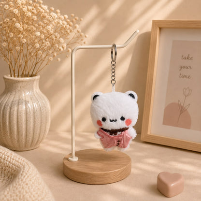 Dudu & Bubu Kawaii Bear Plushie Keychain & Bag Charm