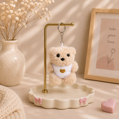 Kawaii Plushie Mini Bear Keychain & Bag Charm