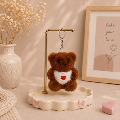 Kawaii Plushie Mini Bear Keychain & Bag Charm