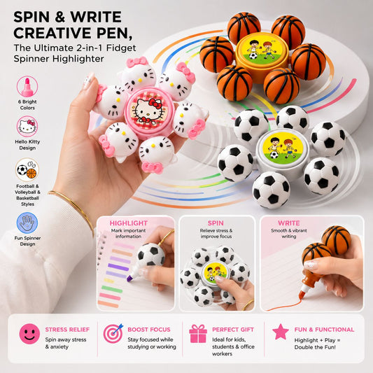 Fidget Spinner Highlighter Set