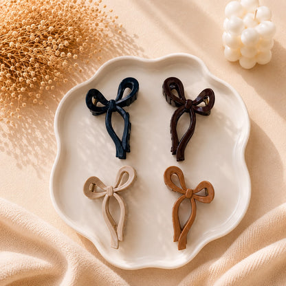 Flex Bow Hair Claw Clip | Non-Breakable | Flexible