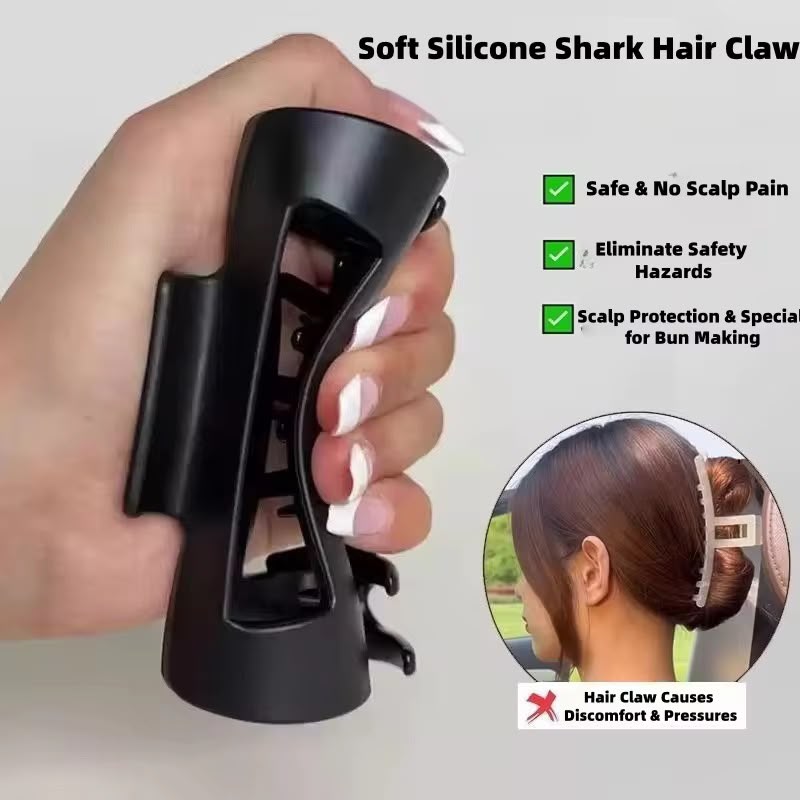Flex Hair Claw Clip – Matte Round Edge | Non Breakable