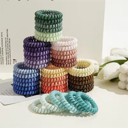Spiral Hair Bands – Gradient Color Set (Pack of 1)