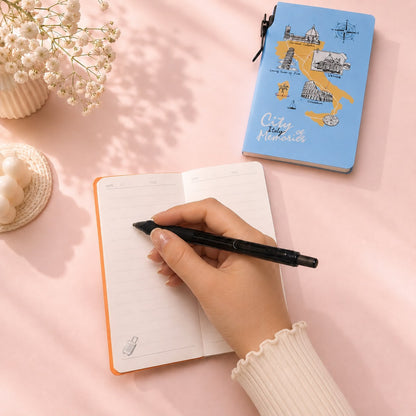 Wanderlust Travel Journal Notebook with Pen