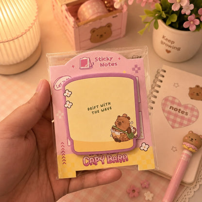Capy Bara Kawaii Sticky Notes