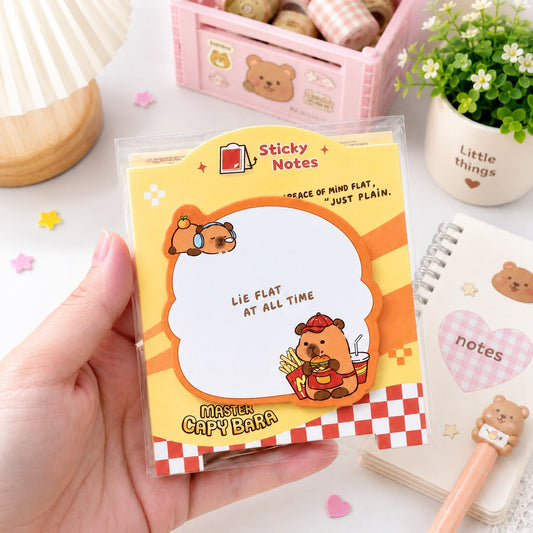Capy Bara Kawaii Sticky Notes
