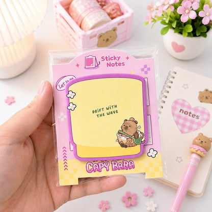 Capy Bara Kawaii Sticky Notes