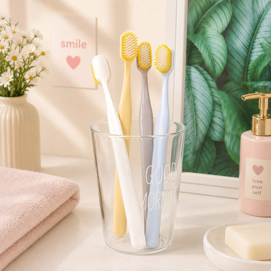 Soft Cloud Toothbrush – Set of 4 Classic Nude Colors