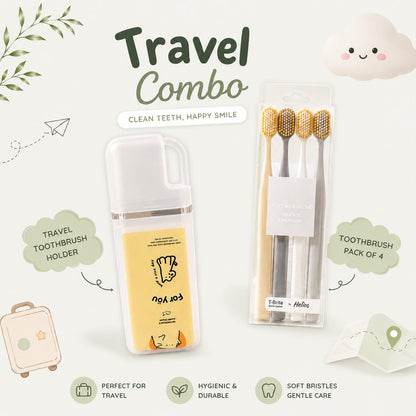 Soft Cloud Toothbrush – Set of 4 Classic Nude Colors