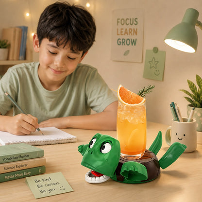 Turtle & Stitch Cup Holder Coaster – Cute Desk Cup Stand | Kawaii Home Decor