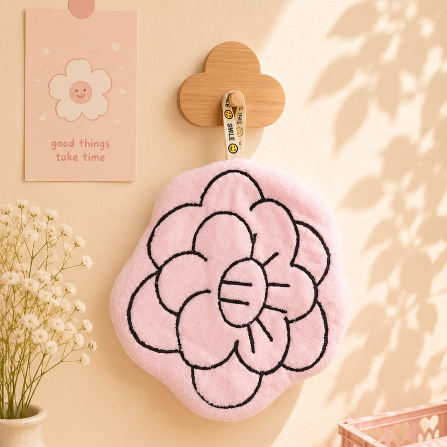 Kawaii Hanging Hand Towel | Cute Soft Towel | Quick Absorbent | Kawaii Characters