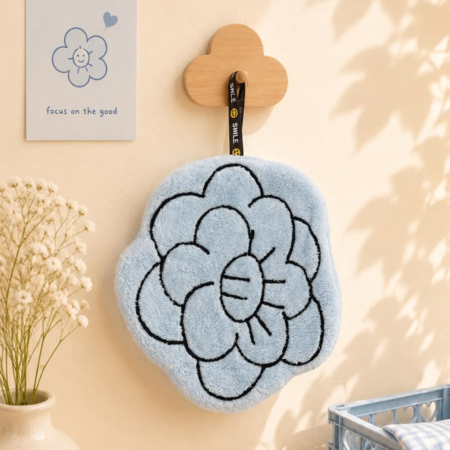 Kawaii Hanging Hand Towel | Cute Soft Towel | Quick Absorbent | Kawaii Characters
