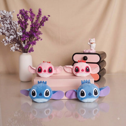Stitch-Inspired Kawaii Plushie Keychain & Bag Charm