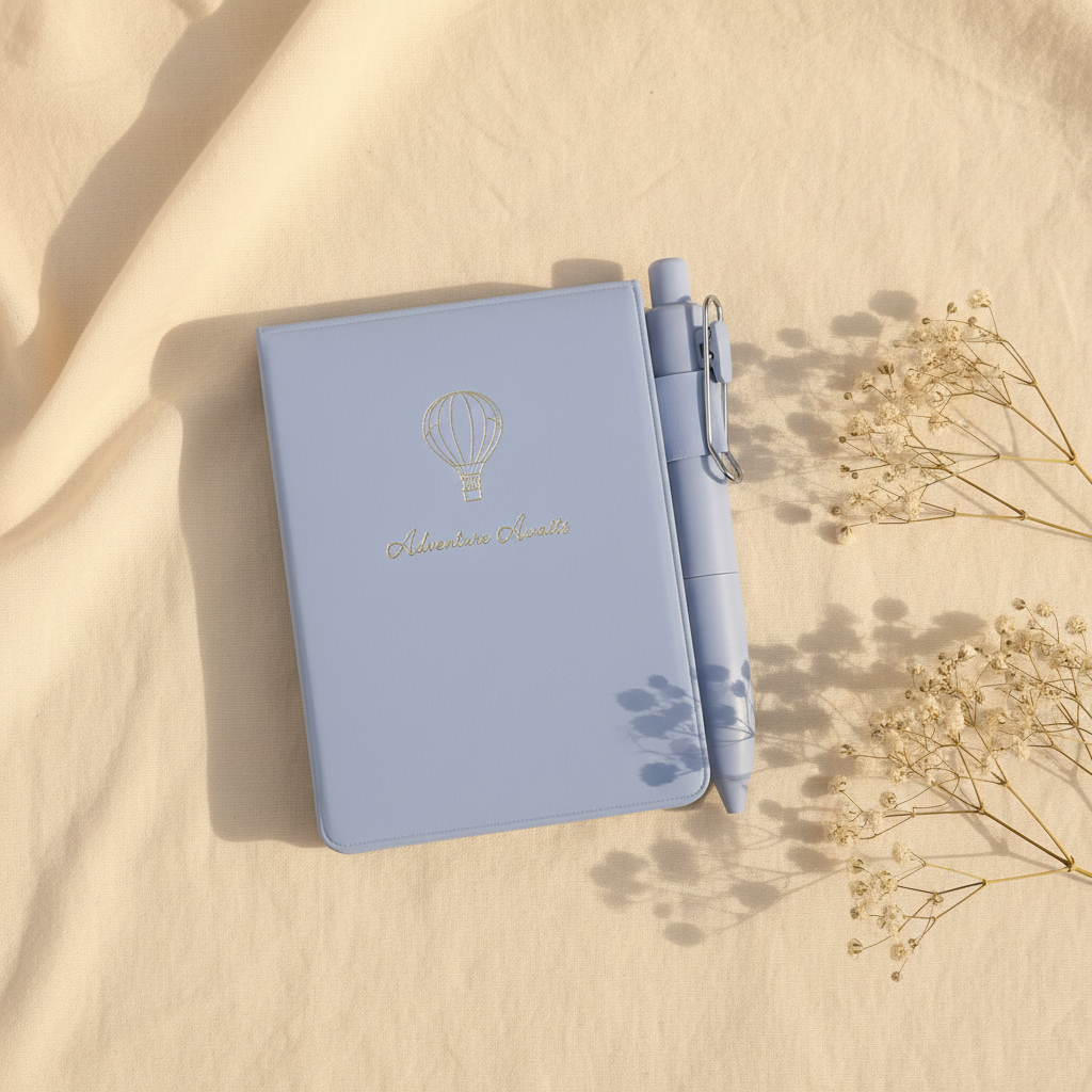 Blue Pocket Notebook – Powder Blue