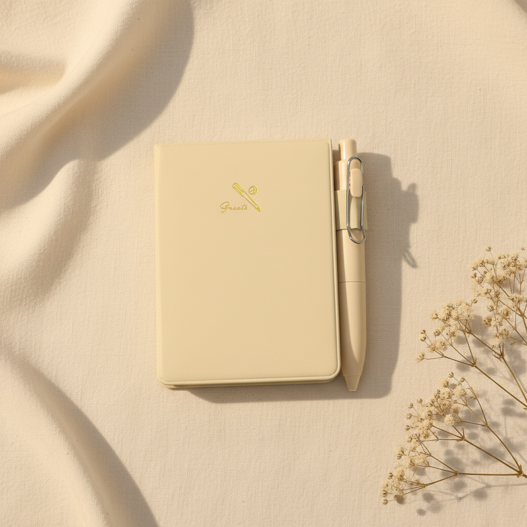 Ivory Pocket Notebook – Warm Cream