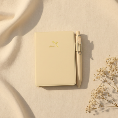 Ivory Pocket Notebook – Warm Cream