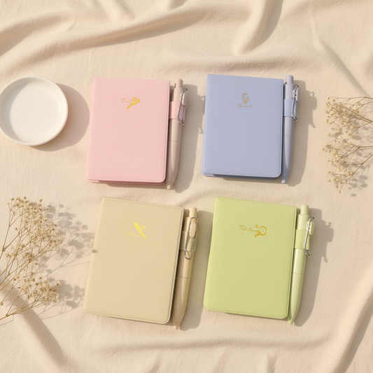 Pastel Pocket Notebooks – Aesthetic Styled Flat Lay