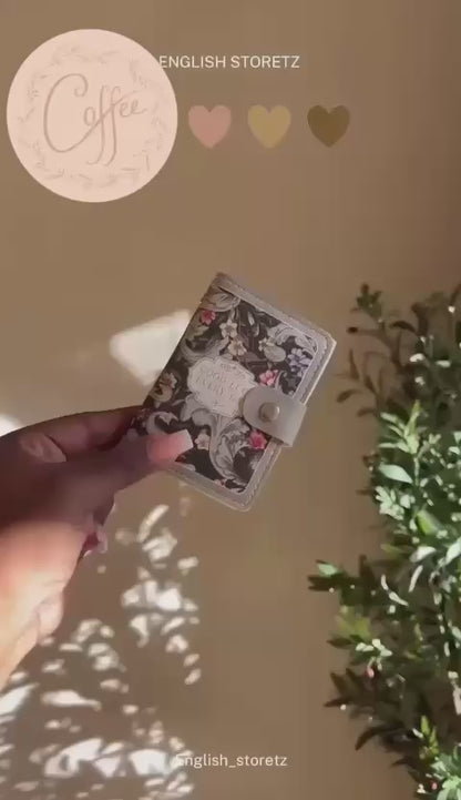 Floral Card Holder – Vintage Botanical Card Organiser - Mix Design
